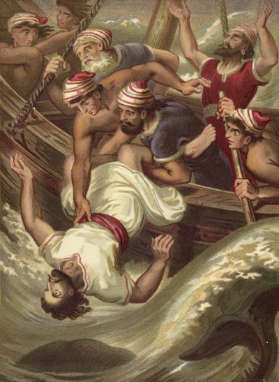 Jónás (chromolitho) alkotó: English School